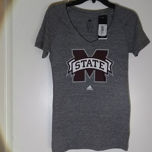 Adidas NCAA Women's Tri-blend V-Neck Tee Shirt